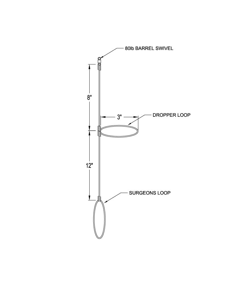 Pre-tied Bucktail Rig With Teaser Loop